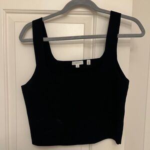 A.L.C. Elegant Black Crop Top